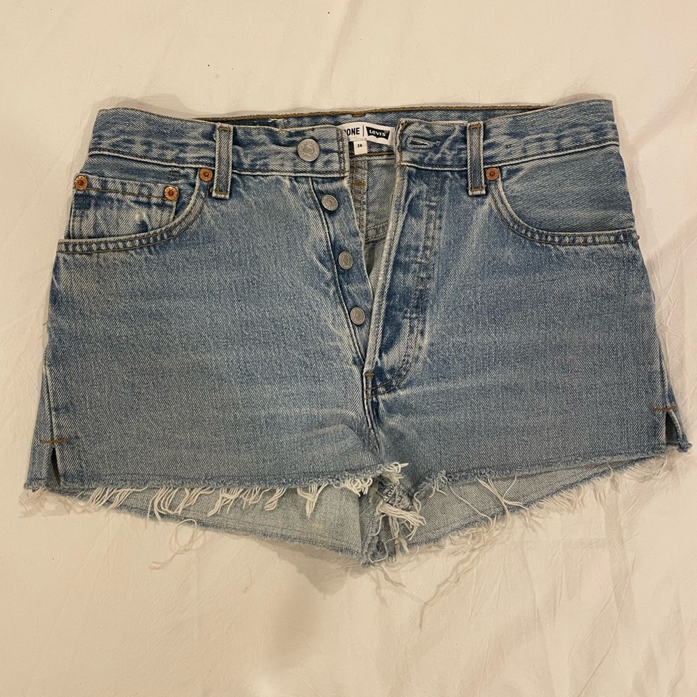 REDONE The Short denim shorts size 24